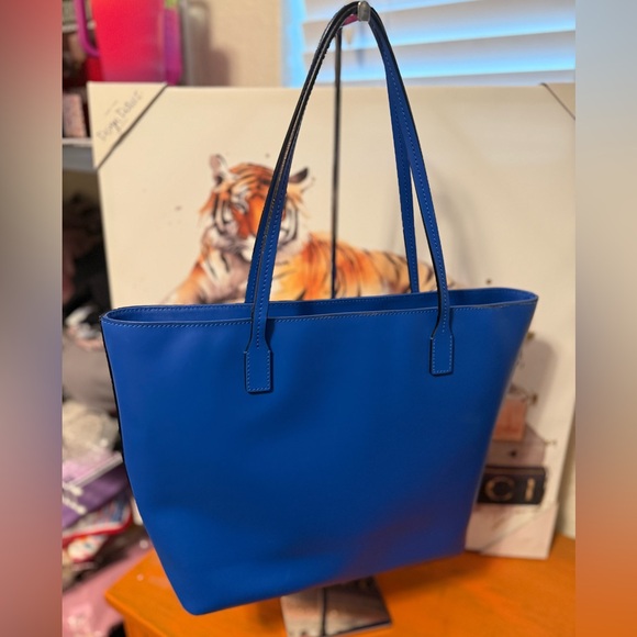 Kate Spade Blue Tote Bag - Picture 2 of 14